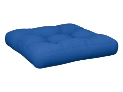 Clicnbuy Ropa De Casa-Cojín para sofá de palets de tela gris 50x50x12 cm Azul