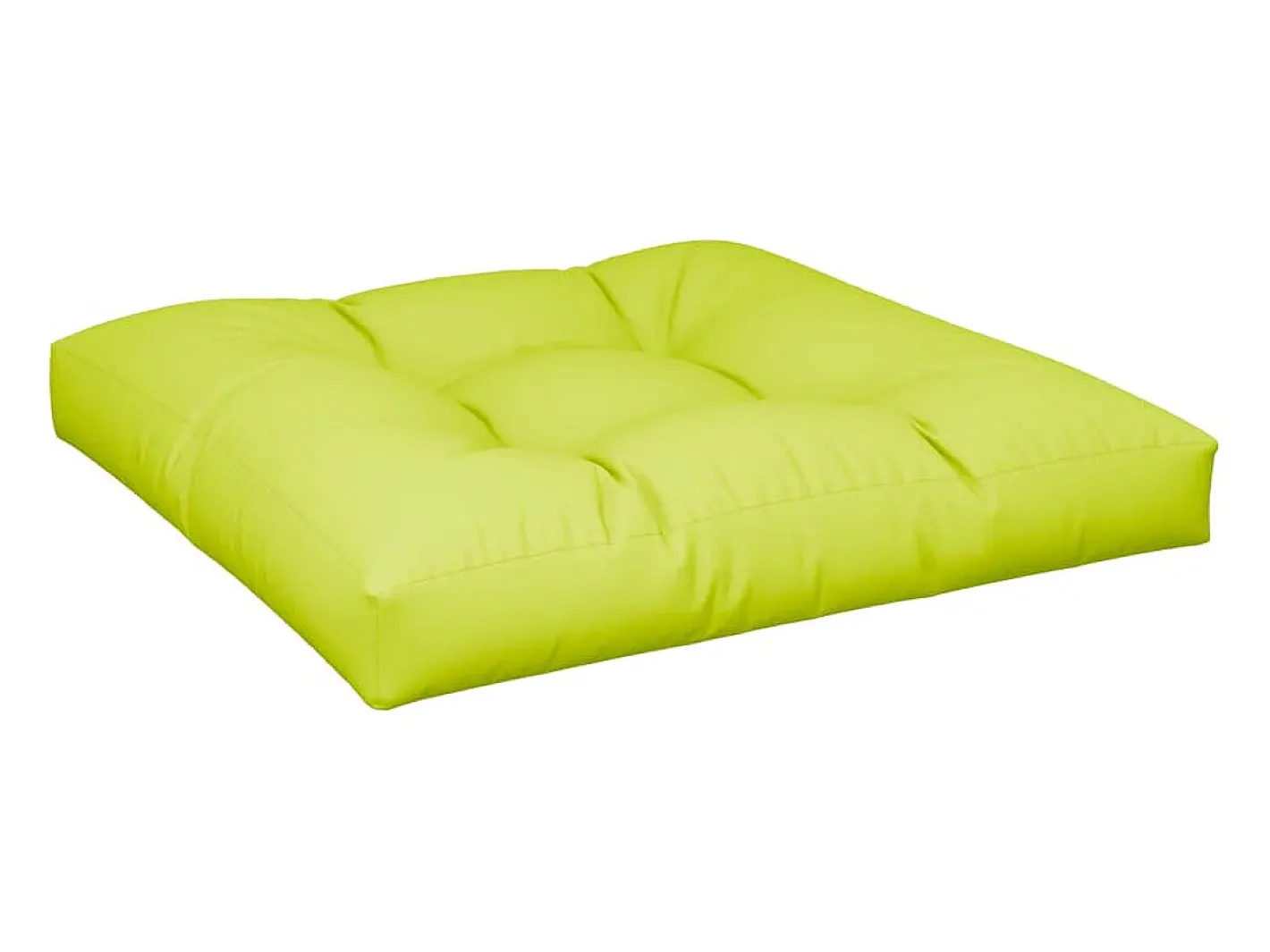 Best Clicnbuy Cojín para sofá de palets de tela claro 80x80x12 cm Verde
