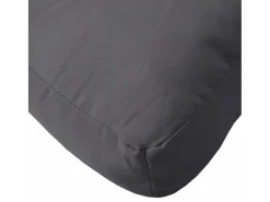 Clearance Clicnbuy Cojín para sofá de palets de tela 120x40x12 cm Gris antracita