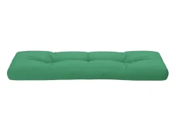Clicnbuy Cojín para sofá de palets de tela 120x40x12 cm Verde
