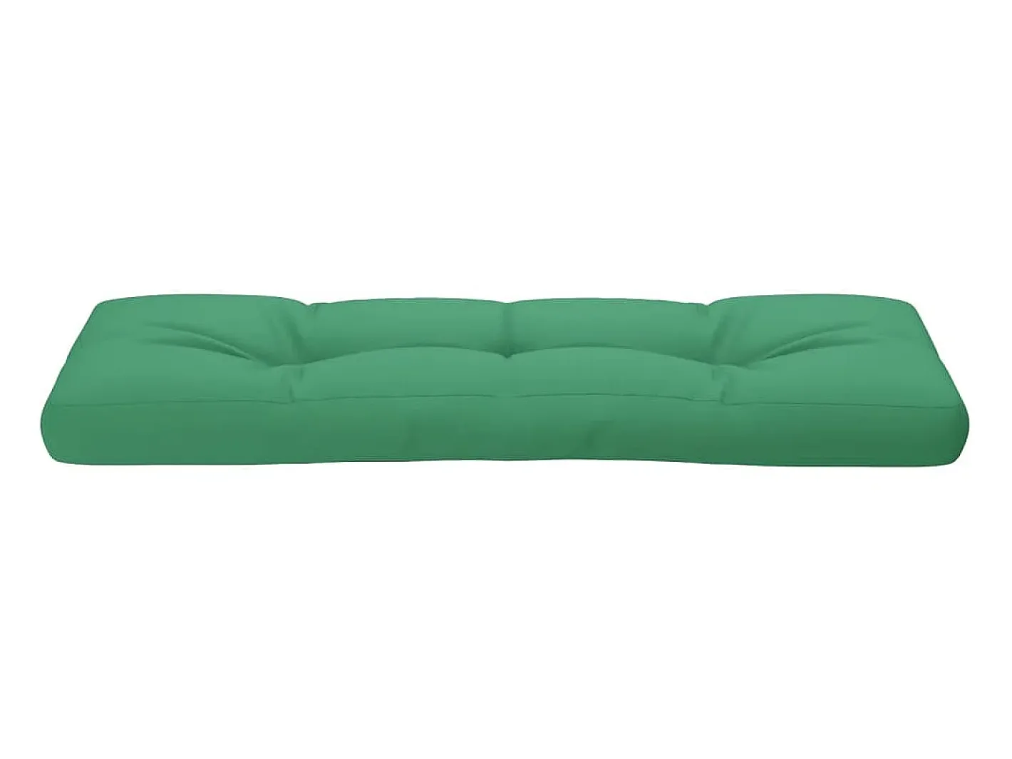 Clicnbuy Cojín para sofá de palets de tela 120x40x12 cm Verde