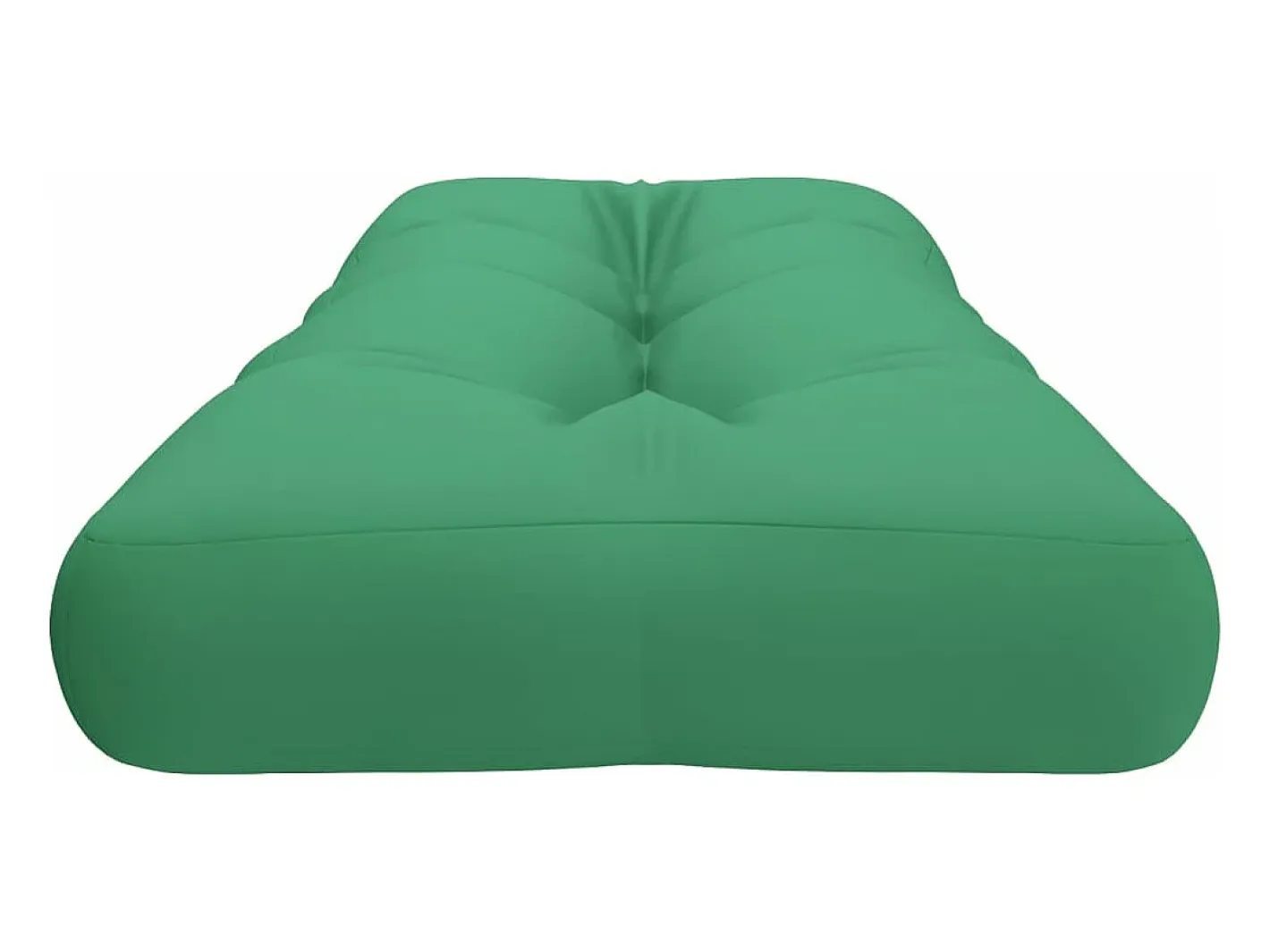 Clicnbuy Cojín para sofá de palets de tela 120x40x12 cm Verde
