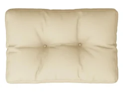 Best Clicnbuy Cojín para sofá de palets de tela 50x40x12 cm Beige