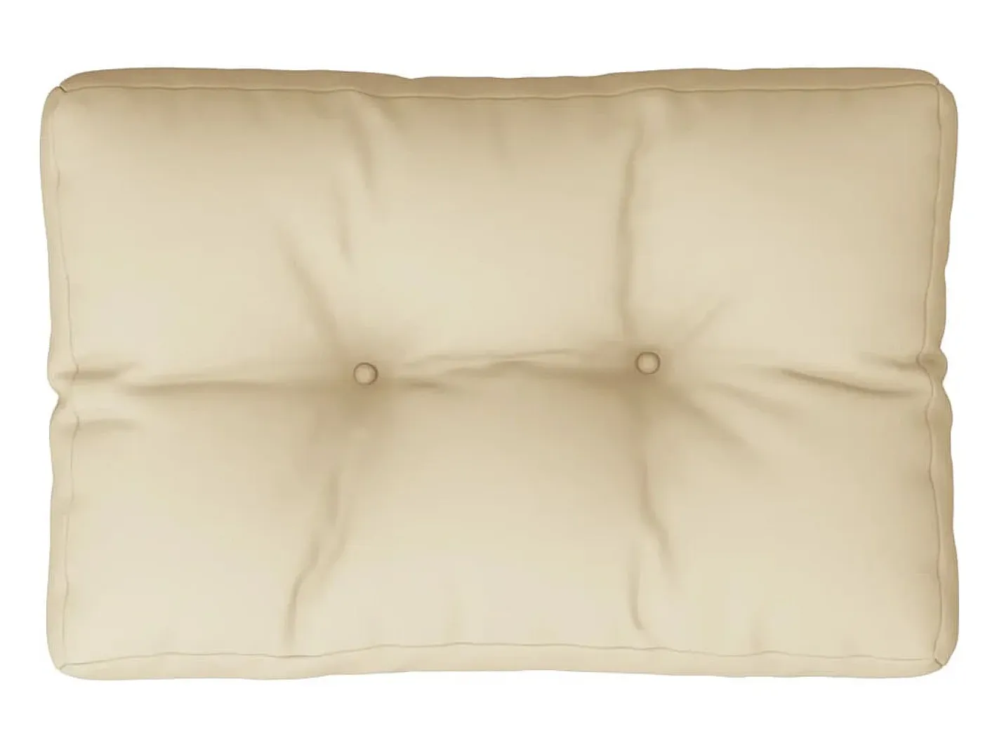 Best Clicnbuy Cojín para sofá de palets de tela 50x40x12 cm Beige