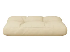 Best Clicnbuy Cojín para sofá de palets de tela 50x40x12 cm Beige