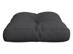 Clicnbuy Cojín para sofá de palets de tela 60x40x12 cm Negro New