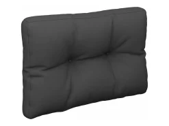 Clicnbuy Cojín para sofá de palets de tela 60x40x12 cm Negro New