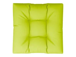 Clicnbuy Cojín para sofá de palets de tela claro 70x70x12 cm Verde Clearance
