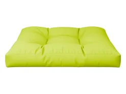 Clicnbuy Cojín para sofá de palets de tela claro 70x70x12 cm Verde Clearance
