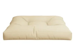 Outlet Clicnbuy Cojín para sofá de palets de tela 80x80x12 cm Beige