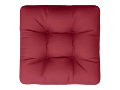 Sale Clicnbuy Cojín para sofá de palets de tela tinto 60x60x12 cm Rojo