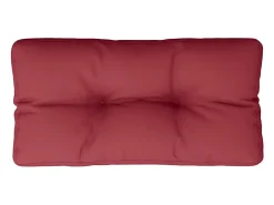 Clicnbuy Cojín para sofá de palets de tela tinto 70x40x12 cm Rojo Sale