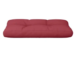Clicnbuy Cojín para sofá de palets de tela tinto 70x40x12 cm Rojo Sale