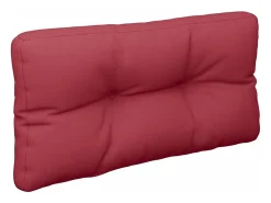 Clicnbuy Cojín para sofá de palets de tela tinto 70x40x12 cm Rojo Sale