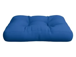 Clicnbuy Ropa De Casa-Cojín para sofá de palets de tela royal Azul