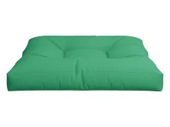 Clicnbuy Ropa De Casa-Cojín para sofá de palets de tela 80x80x12 cm Verde