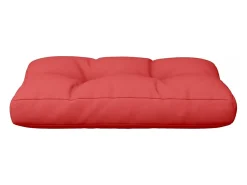 Discount Clicnbuy Cojín para sofá de palets de tela 50x40x12 cm Rojo