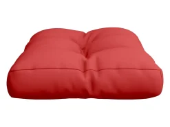 Discount Clicnbuy Cojín para sofá de palets de tela 50x40x12 cm Rojo