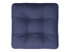Clicnbuy Cojín para sofá de palets de tela marino 50x50x12 cm Azul Best