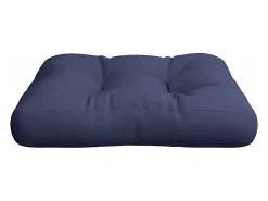 Clicnbuy Cojín para sofá de palets de tela marino 50x50x12 cm Azul Best