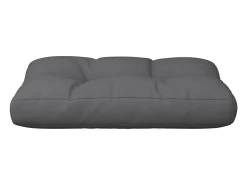 Clicnbuy Cojín para sofá de palets de tela antracita 50x40x12 cm Gris antracita Discount