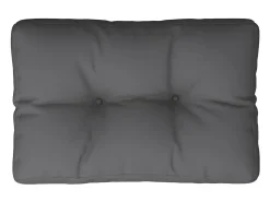 Clicnbuy Cojín para sofá de palets de tela antracita 50x40x12 cm Gris antracita Discount