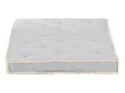 Clicnbuy Ropa De Casa-Cojín para sofá de palets 120x80x10 cm Gris