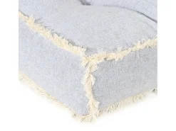 Clicnbuy Ropa De Casa-Cojín para sofá de palets 120x80x10 cm Gris