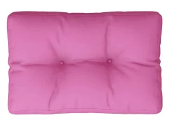 Clicnbuy Cojín para sofá de palets tela 50x40x12 cm Rosa Discount
