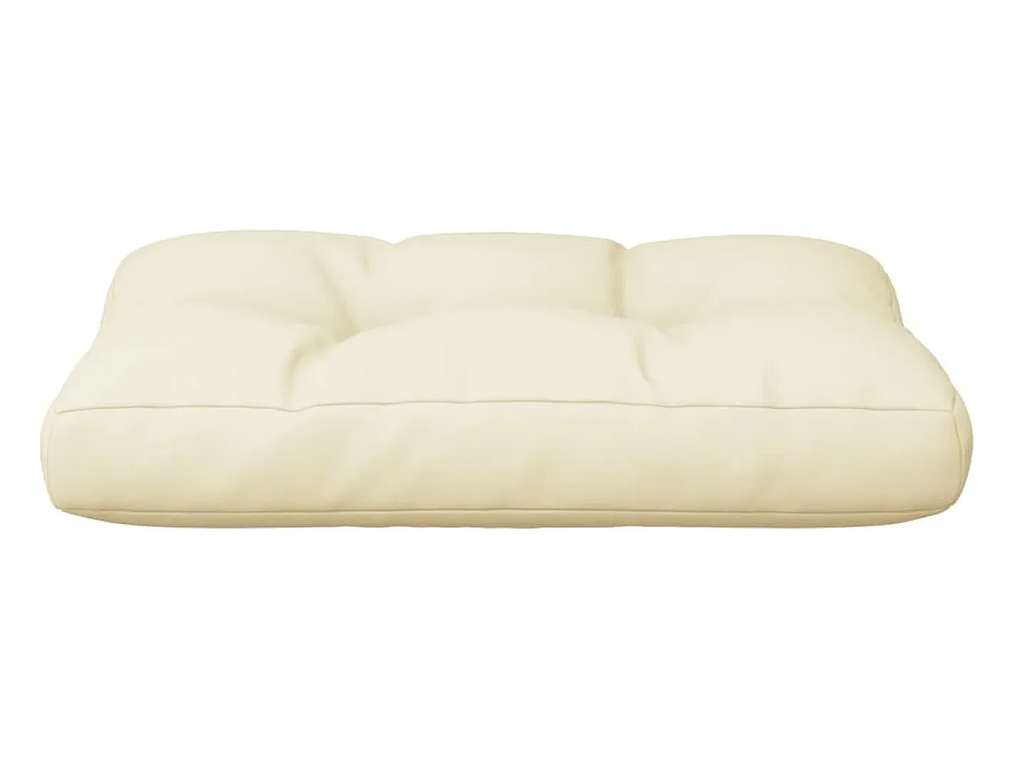 Outlet Clicnbuy Cojín para sofá de palets tela 50x40x12 cm Crema