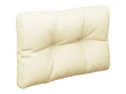 Outlet Clicnbuy Cojín para sofá de palets tela 50x40x12 cm Crema