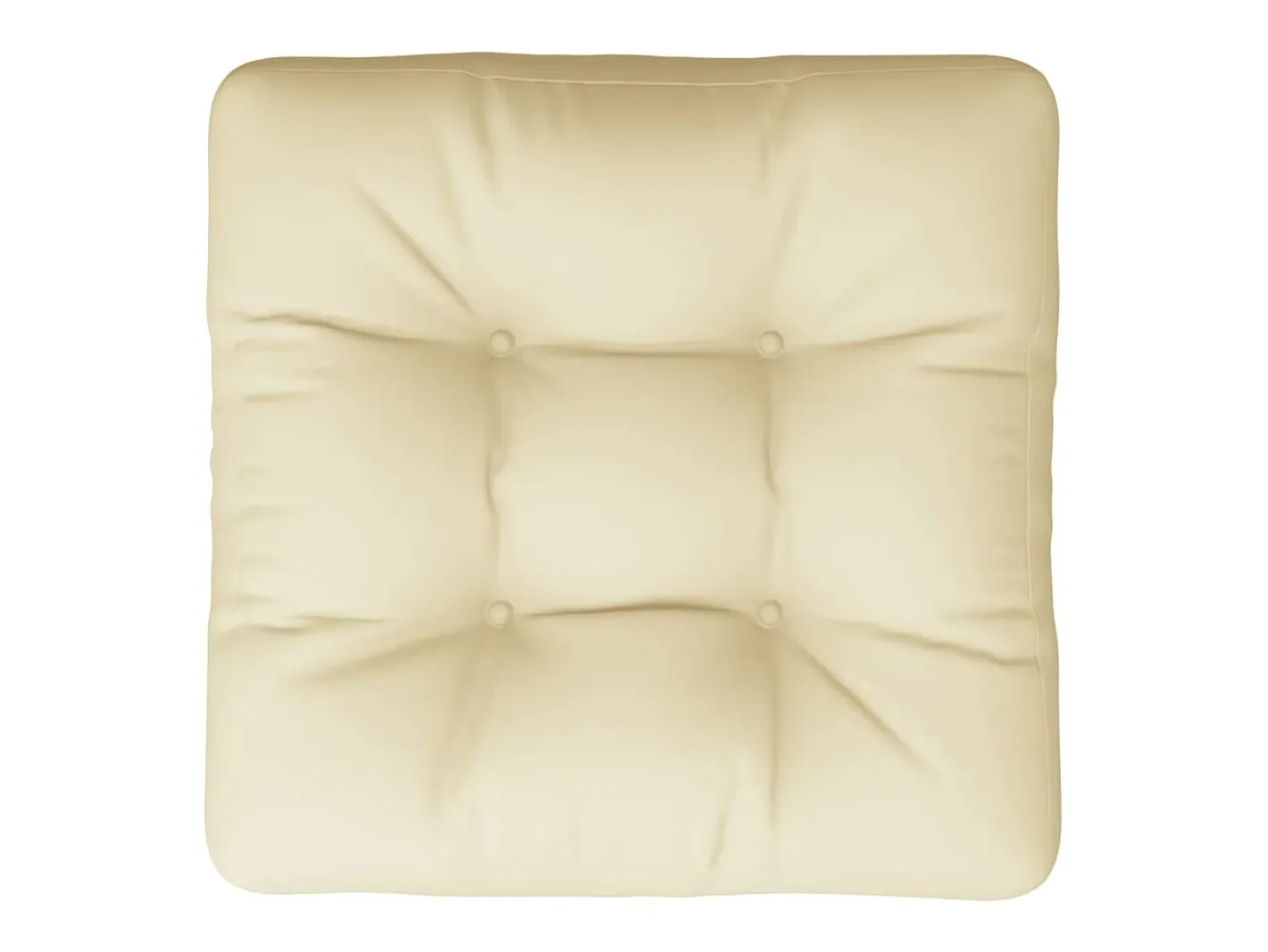 Online Clicnbuy Cojín para sofá de palets tela 50x50x12 cm Crema