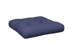 Clicnbuy Cojín para sofá de palets tela marino 60x61,5x10 cm Azul Clearance