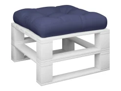 Clicnbuy Cojín para sofá de palets tela marino 60x61,5x10 cm Azul Clearance