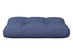 Clicnbuy Cojín para sofá de palets tela marino 50x40x12 cm Azul Discount