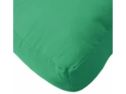 Clicnbuy Cojín para sofá de palets tela 60x60x12 cm Verde Outlet