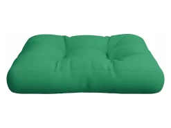 Clicnbuy Cojín para sofá de palets tela 60x60x12 cm Verde Outlet
