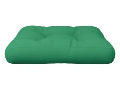 Clicnbuy Cojín para sofá de palets tela 60x60x12 cm Verde Outlet