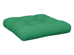 Clicnbuy Cojín para sofá de palets tela 60x60x12 cm Verde Outlet
