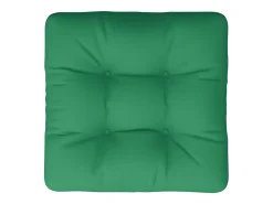 Clicnbuy Cojín para sofá de palets tela 60x60x12 cm Verde Outlet