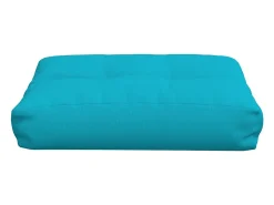 Clicnbuy Cojín para sofá de palets tela turquesa 50x40x12 cm Azul turquesa Clearance