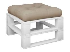 Online Clicnbuy Cojín para sofá de palets tela taupé 58x58x10 cm Topo