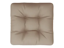 Online Clicnbuy Cojín para sofá de palets tela taupé 58x58x10 cm Topo