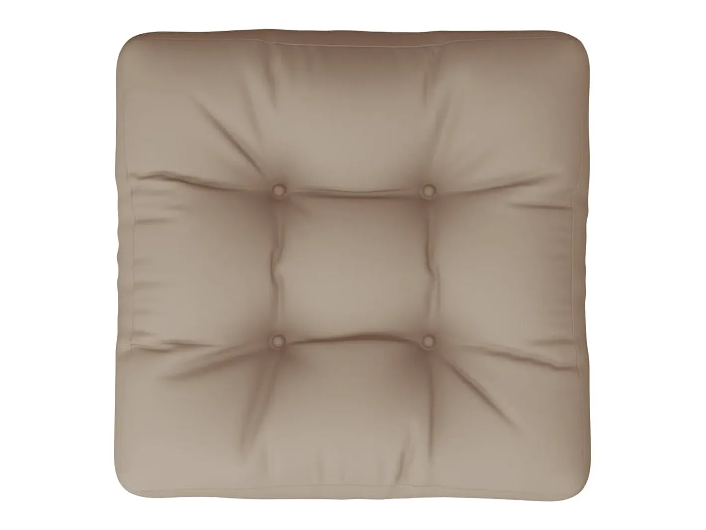 Online Clicnbuy Cojín para sofá de palets tela taupé 58x58x10 cm Topo