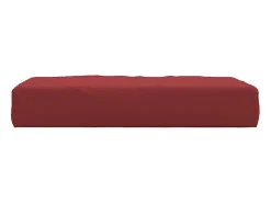 Clicnbuy Cojín para sofá de palets tela Oxford tinto 60x60x8 cm Rojo Clearance