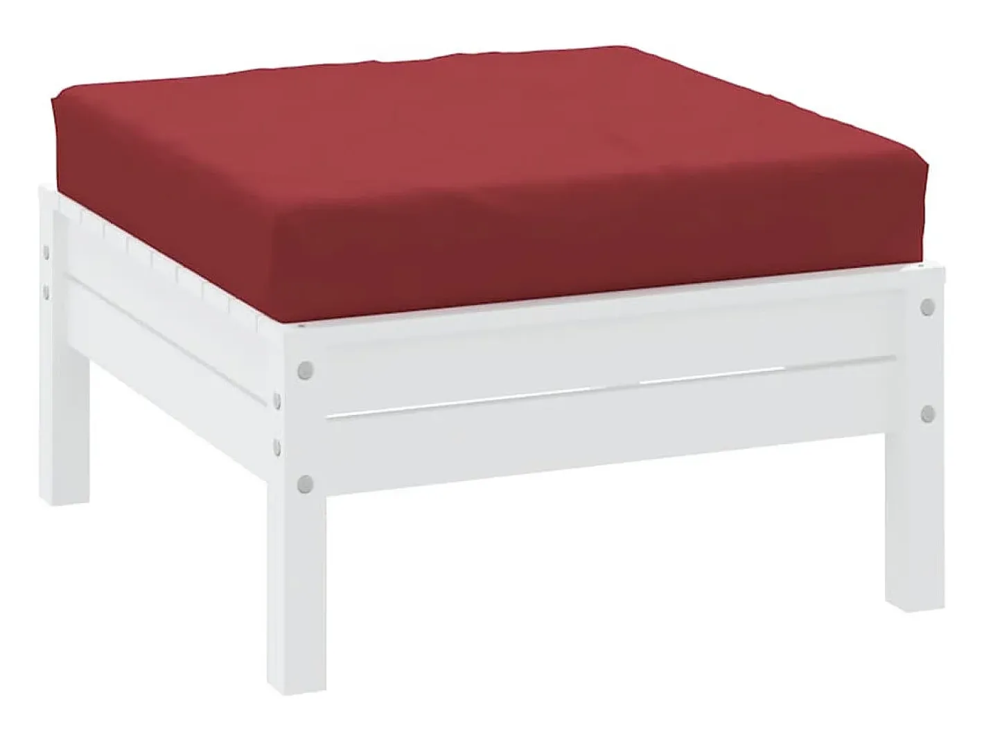 Clicnbuy Cojín para sofá de palets tela Oxford tinto 60x60x8 cm Rojo Clearance