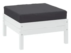 New Cojín para sofá de palets tela Oxford antracita 60x60x8 cm ES656153 Gris antracita