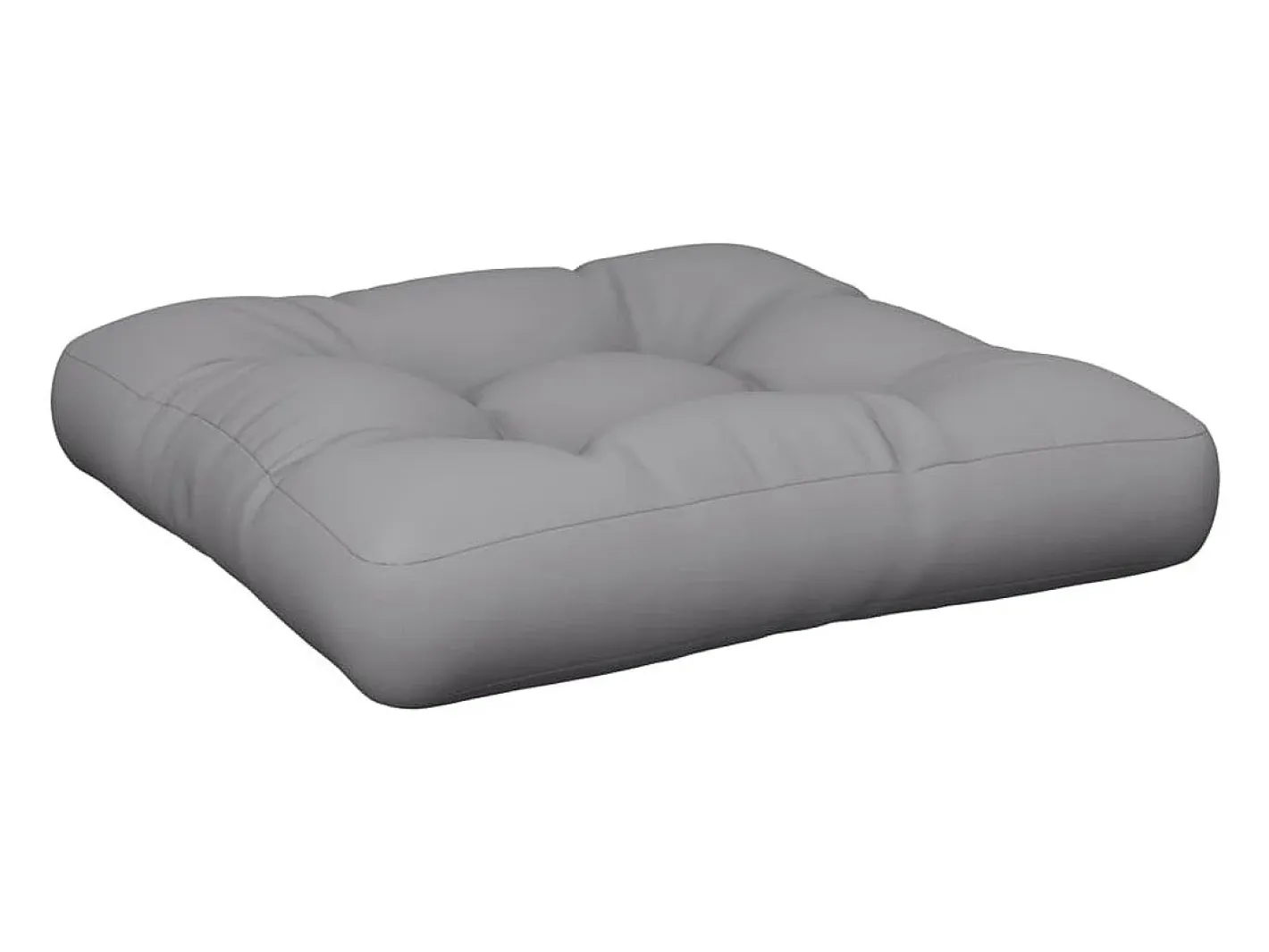 Hot Clicnbuy Cojín para sofá de palets tela 60x60x12 cm Gris