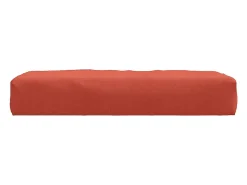 Clicnbuy Ropa De Casa-Cojín para sofá de palets tela melange 60x60x10 cm Rojo