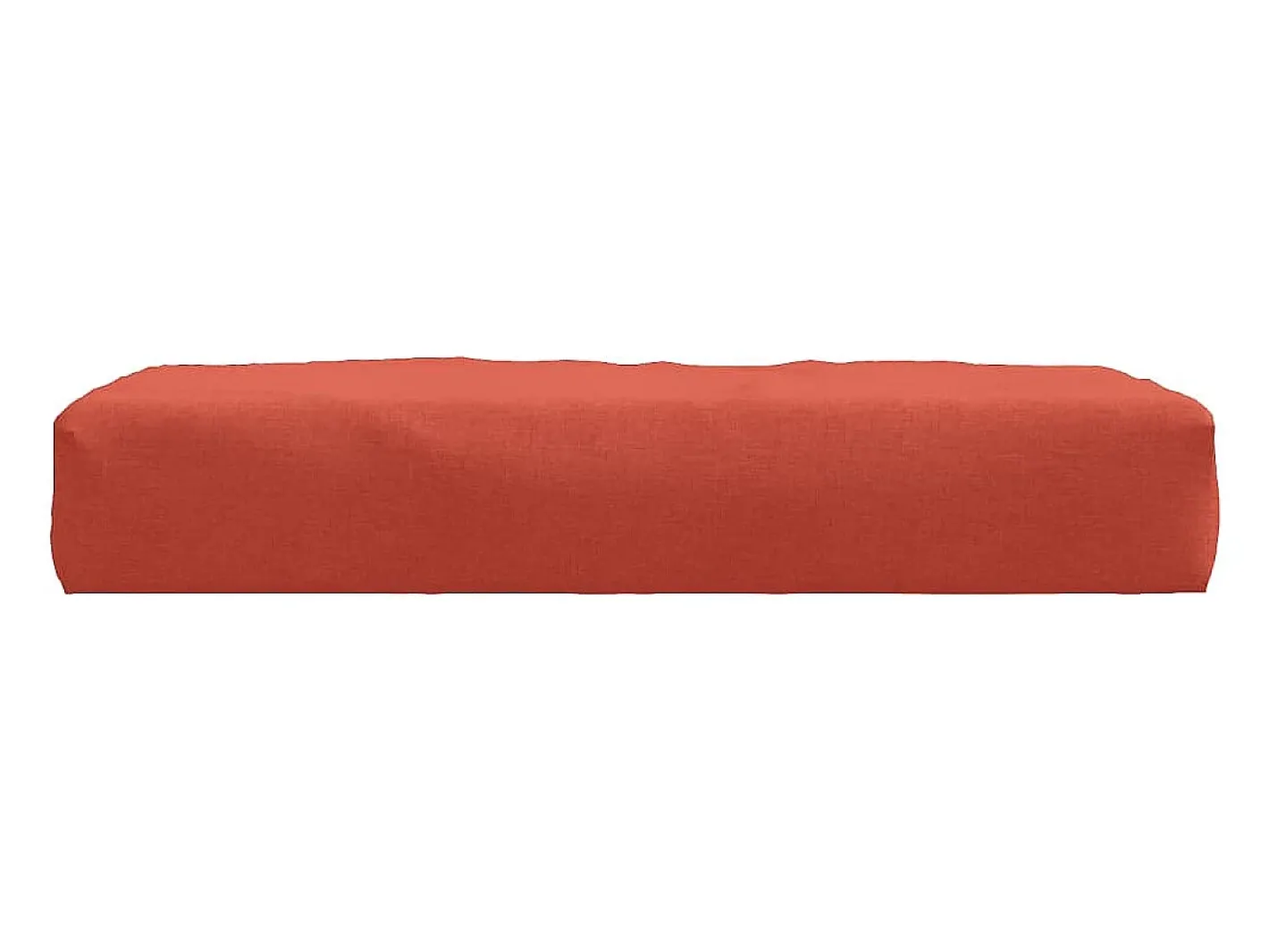 Clicnbuy Ropa De Casa-Cojín para sofá de palets tela melange 60x60x10 cm Rojo